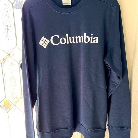 Columbia: NWOT Men Crew Neck Pull Over Long Sleeve Sweat Shirt, Size L. - Picture 4 of 9